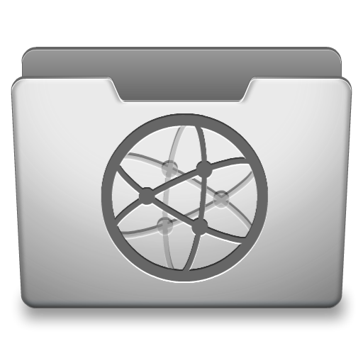 Aluminum Grey Network Icon 512x512 png